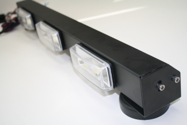 MAGNETIC BULLET  LIGHT BAR 27   XENON  - BLACK