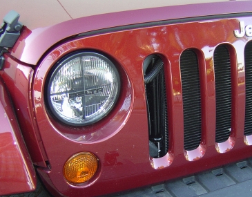 Quad-Bar Armored Xenon Headlights & Parking Light