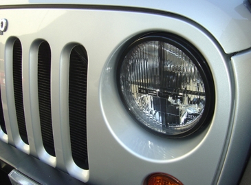 Quad-Bar Armored Xenon Headlights & DRL